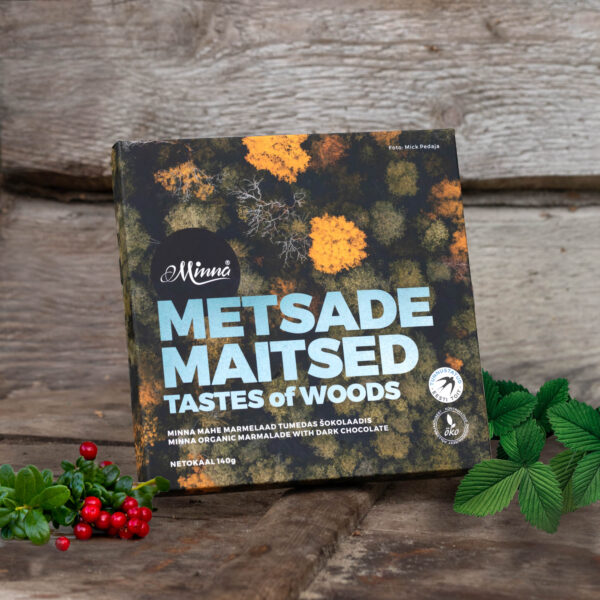Komplektid-2 MINNA MAHE MARMELAAD “METSADE MAITSED” TUMEDAS ŠOKOLAADIS