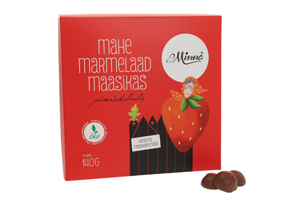 MINNA MAHE MARMELAAD MAASIKAS PIIMAŠOKOLAADIS MINNA MAHE MARMELAAD MAASIKAS PIIMAŠOKOLAADIS